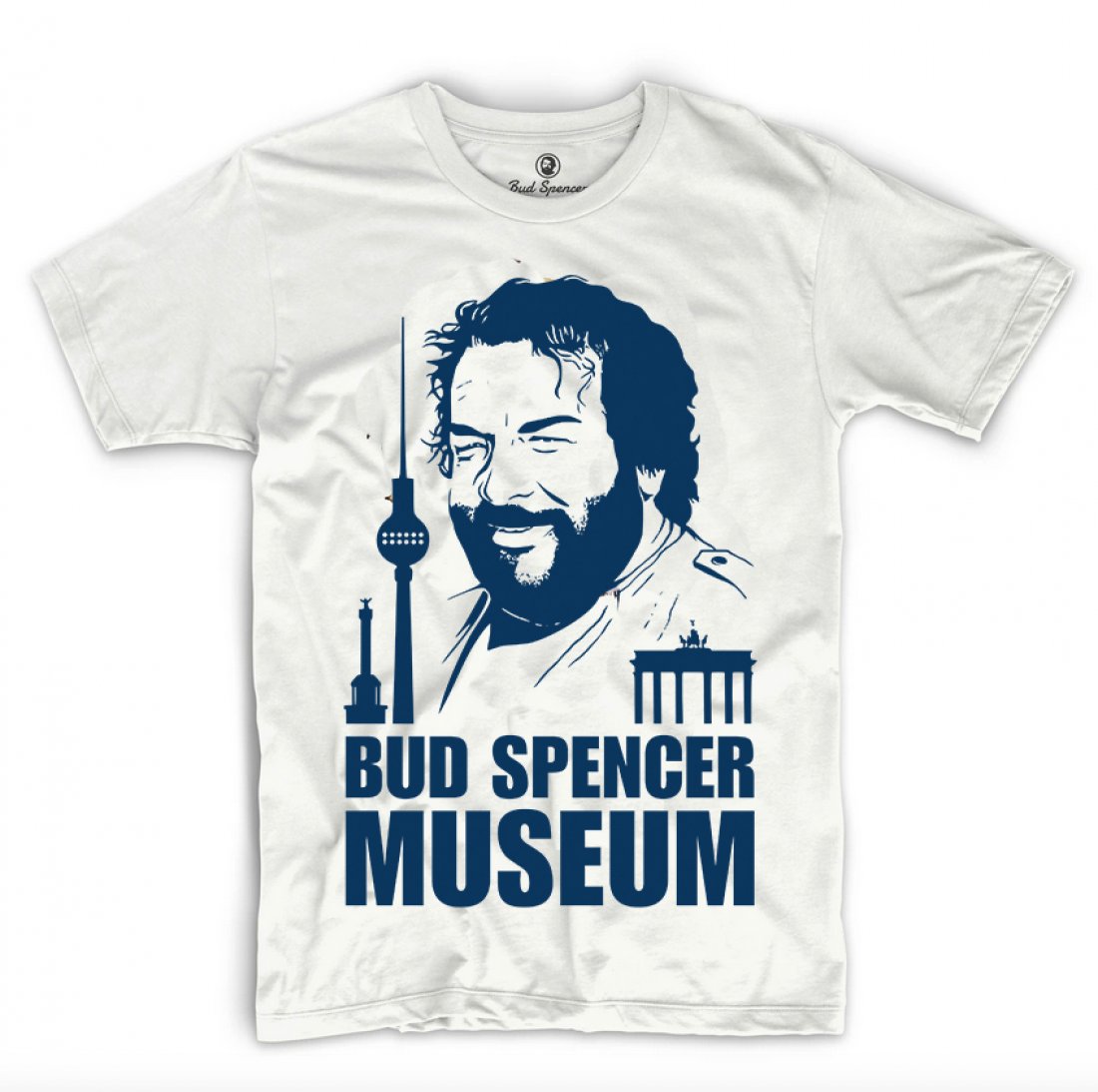 Bud Spencer Museums T-Shirt Weiss