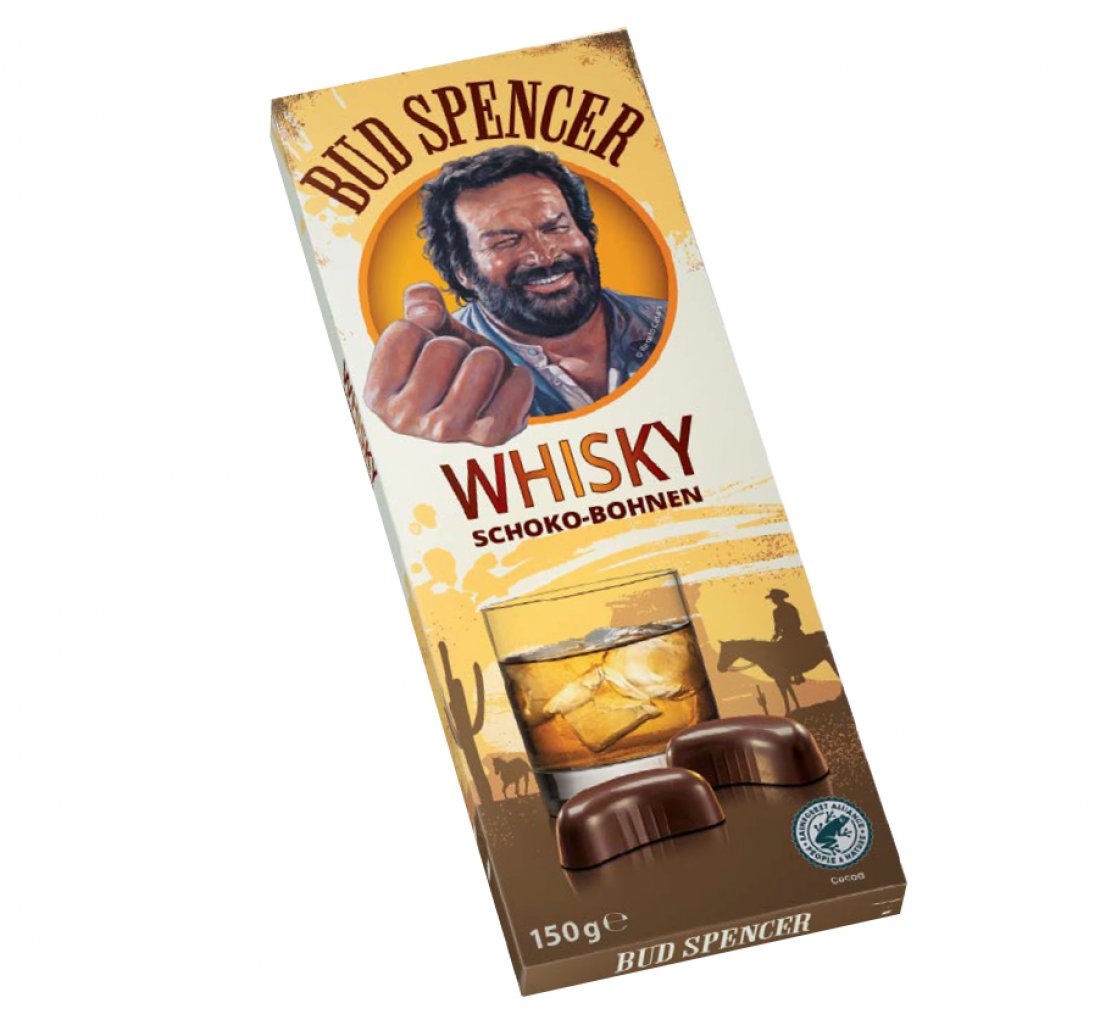 Bud Spencer Schokobohnen mit Whisky