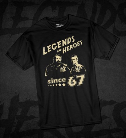 Shirt Legends and Heroes - Terence Hill Bud Spencer
