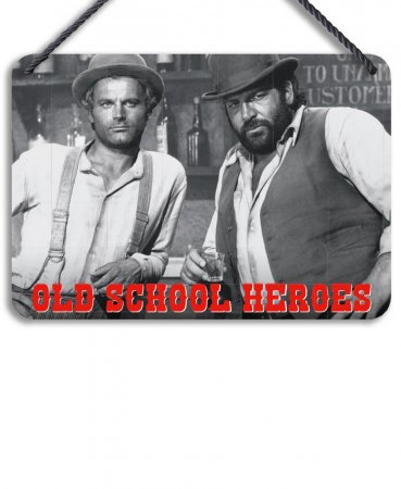 Bud Spencer Terence Hill Kult-Hänger Old School Heroes